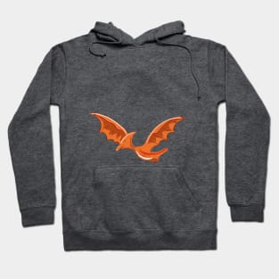 Orange Pterosaur Hoodie